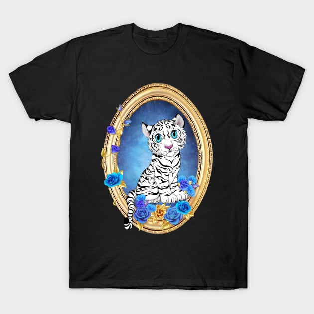 Tiger Rose T-Shirt by kestrelle